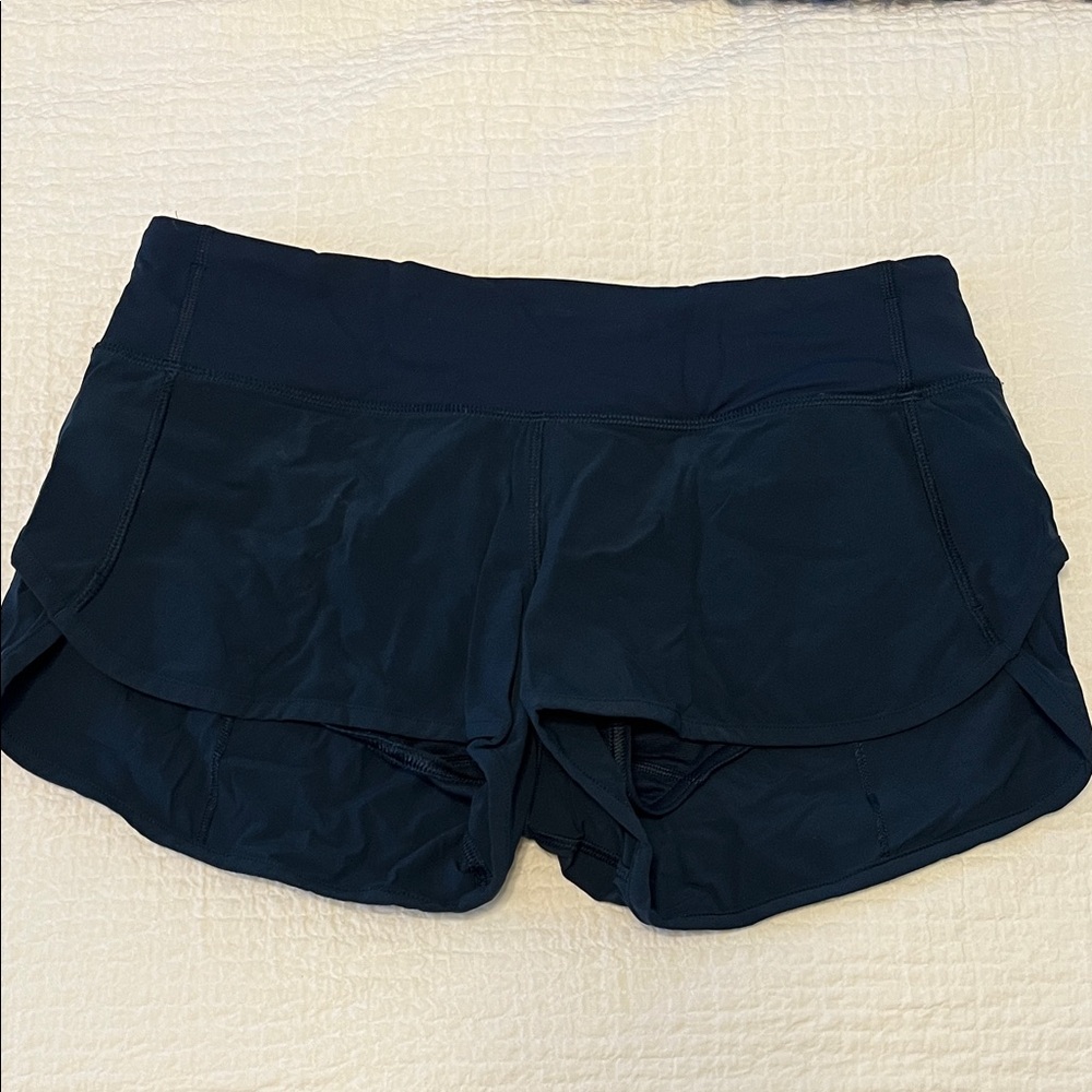 lululemon athletica Navy Athletic Running Shorts
